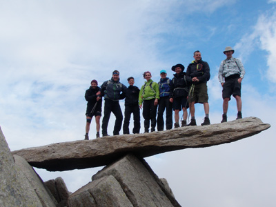 Welsh 1000's walk - cantilever