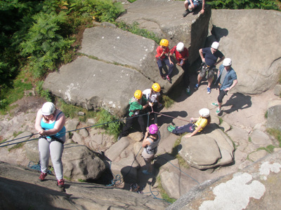 Willow young carers climbing day