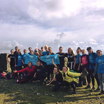 Group on the Yorkshire 3 peaks