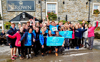 Group on the Yorkshire 3 peaks