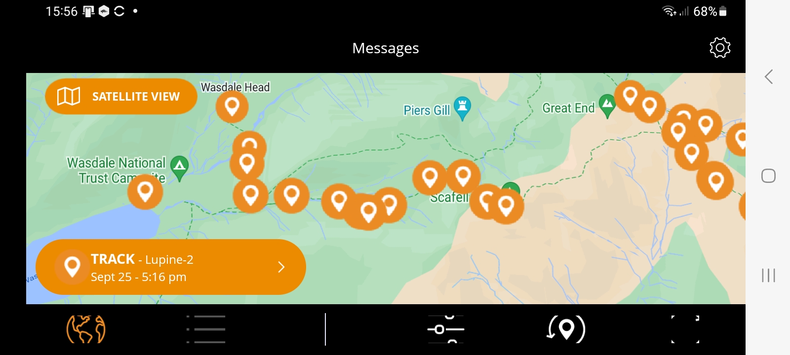 Spot tracker app