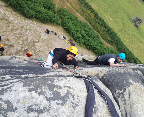 A-Level PE - Rock Climbing group