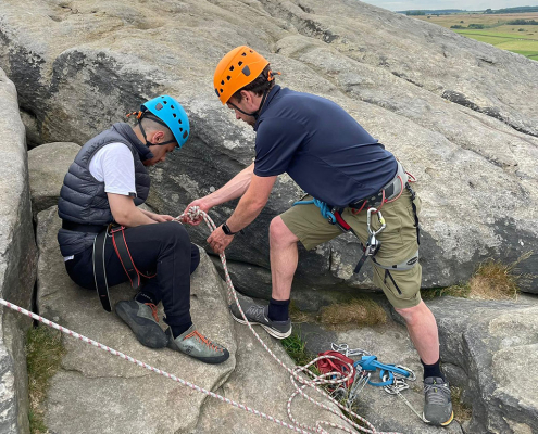 A-Level PE - Rock Climbing group