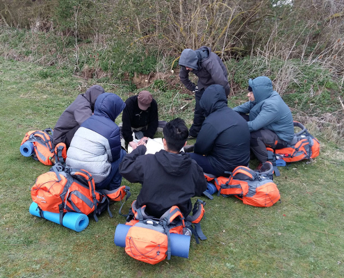 DofE group in morning briefing