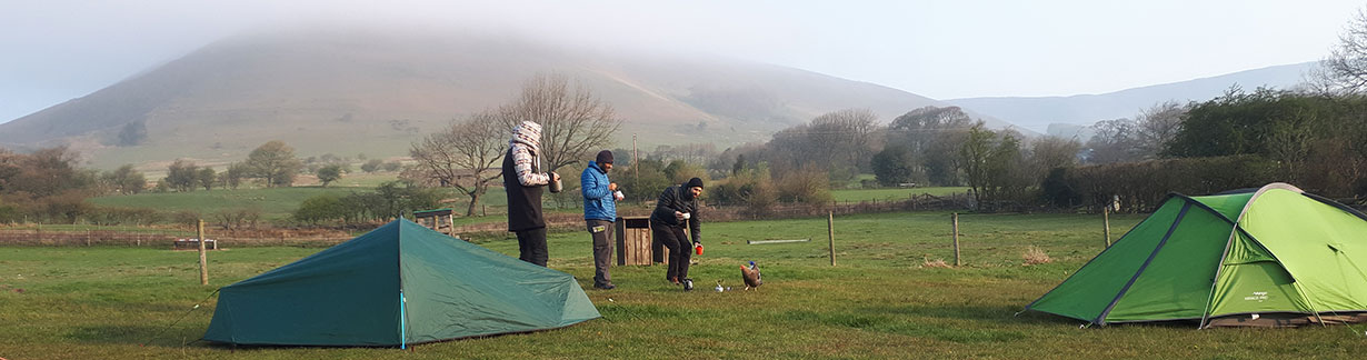 DofE Campsite in the Peak District