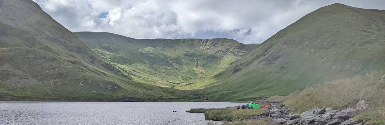 DofE wild camp in Cumbria