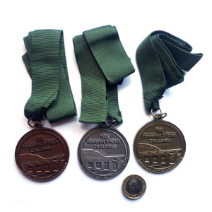 Yorkshire 3 Peaks Medals