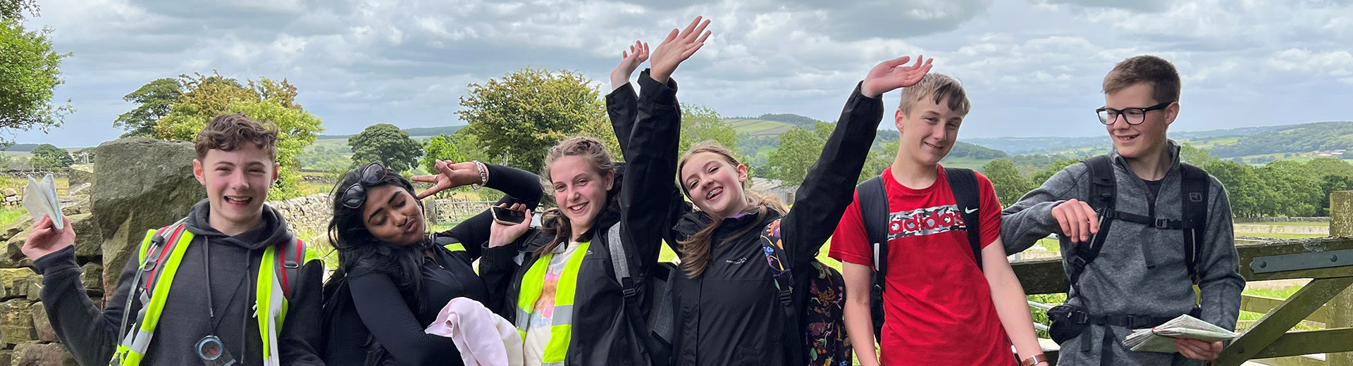 DofE Group by a gate