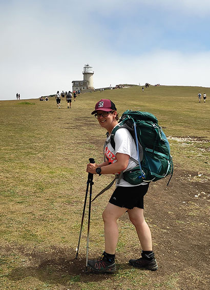 Jo Tucker by a Lighthouse